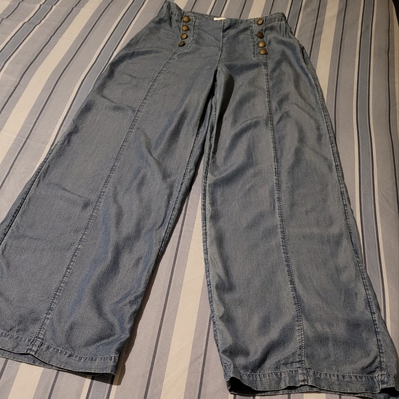 Abercrombie & Fitch Pants - A&F High Waisted, Wide Leg Sailor Pants